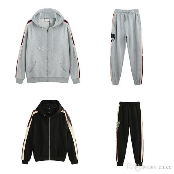 19ss italy designers fashion brands new hooded zip-up sweatshirt with logo stripe men's hoodies women sweatshirts man clothing g77, Black
19ss italy designers fashion brands new hooded zip-up sweatshirt with logo stripe men's hoodies women sweatshirts man clothing g77, Black