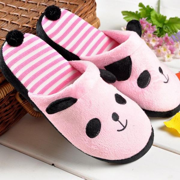women warm slippers lovely cartoon panda home floor soft stripe slippers winter spring female shoes
women warm slippers lovely cartoon panda home floor soft stripe slippers winter spring female shoes