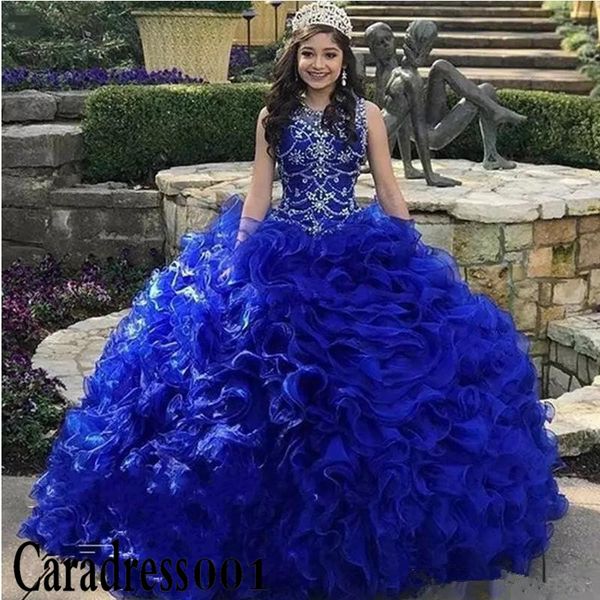 2019 королевских синих платьев Quinceanera с многоуровневыми каскадными оборками Бусины с драгоценными камнями и кристаллами из органзы Сладкие 16 платье Pageant Вечерние платья
2019 королевских синих платьев Quinceanera с многоуровневыми каскадными оборками Бусины с драгоценными камнями и кристаллами из органзы Сладкие 16 платье Pageant Вечерние платья