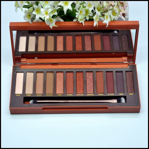 makeup naked eyeshadow heat palette eye shadow palette 12 color eyeshadow palettes epacke +gift