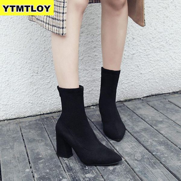 2019 women ankle boots roman high heels square heel booties fashion design ladies party shoes woman black sock shoes women
2019 women ankle boots roman high heels square heel booties fashion design ladies party shoes woman black sock shoes women