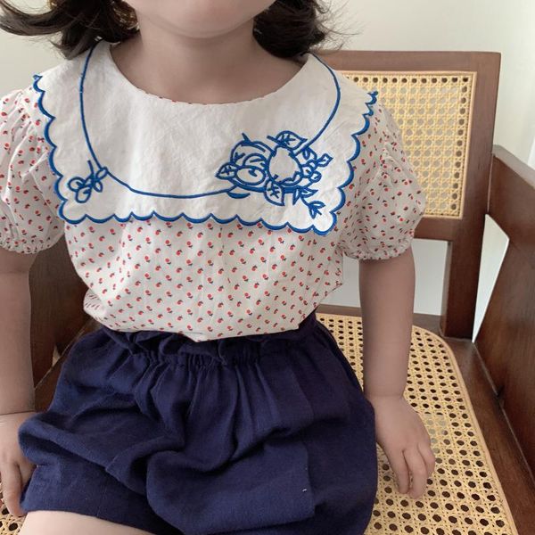 2020 selling baby girls shirt summer cotton kids girls blouse clothes 1-6 years, White;black
2020 selling baby girls shirt summer cotton kids girls blouse clothes 1-6 years, White;black