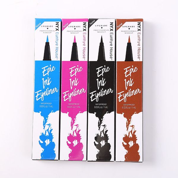 NYX Cosmetics 4 цвета Epic Ink Eye Liner Жидкая подводка для глаз Ручка для карандашей delineador de ojos
NYX Cosmetics 4 цвета Epic Ink Eye Liner Жидкая подводка для глаз Ручка для карандашей delineador de ojos