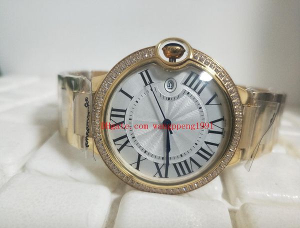 men luxury watch 42mm ballon bleu diamond bezel we9007z3 white dial date 18k yellow gold automatic mens watch watches, Slivery;brown
men luxury watch 42mm ballon bleu diamond bezel we9007z3 white dial date 18k yellow gold automatic mens watch watches, Slivery;brown