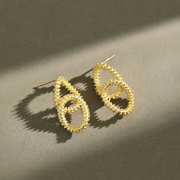 s925 sterling silver stud earrings 2020 matte double ring buckle chain stud earrings femininity vintage fashion jewelry, Golden;silver
s925 sterling silver stud earrings 2020 matte double ring buckle chain stud earrings femininity vintage fashion jewelry, Golden;silver