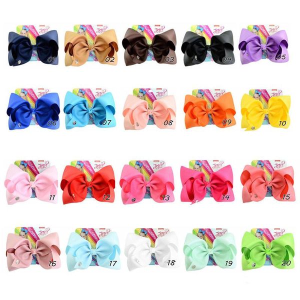 dhl 8 inch jojo siwa hair bow colors with clips papercard metal logo girls giant rainbow solid hair accessories hairpin hairband ins, Slivery;white
dhl 8 inch jojo siwa hair bow colors with clips papercard metal logo girls giant rainbow solid hair accessories hairpin hairband ins, Slivery;white