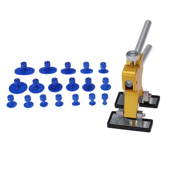 auto repair tool set auto dent repair tool set pdr puller adjustable gold press pliers and blue 18-piece gasket
auto repair tool set auto dent repair tool set pdr puller adjustable gold press pliers and blue 18-piece gasket