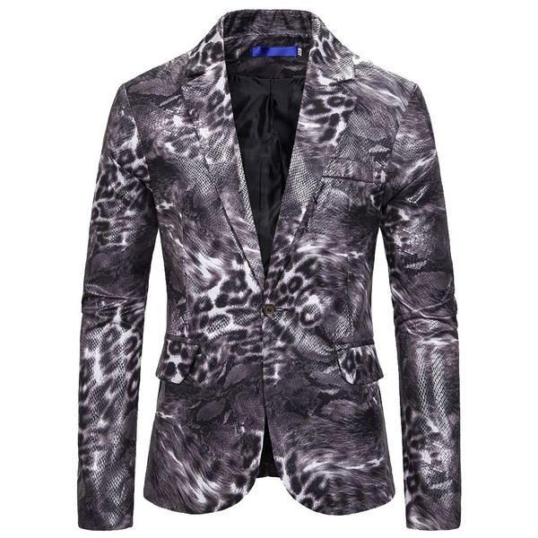 male blazer mens slim fit polyester casual blazer turndown neck suit jacket leopard single breasted blazers masculino l5010926, White;black
male blazer mens slim fit polyester casual blazer turndown neck suit jacket leopard single breasted blazers masculino l5010926, White;black