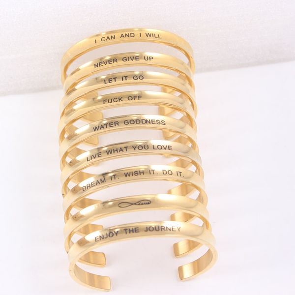 316l personalized engraved inspirational bracelet gold color 7mm bar bangle love bracelets for women men cuff bracelets bangles, Black
316l personalized engraved inspirational bracelet gold color 7mm bar bangle love bracelets for women men cuff bracelets bangles, Black