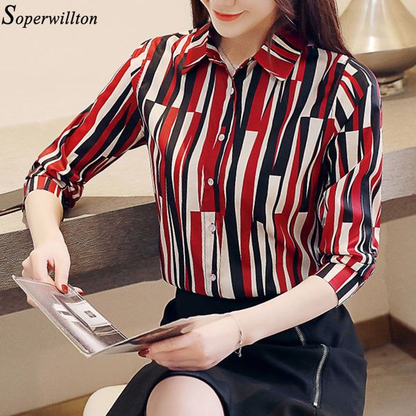 women office blouse long sleeve shirt print 2019 new fashion chiffon lady female elegant blusas striped korean spring autumn, White
women office blouse long sleeve shirt print 2019 new fashion chiffon lady female elegant blusas striped korean spring autumn, White