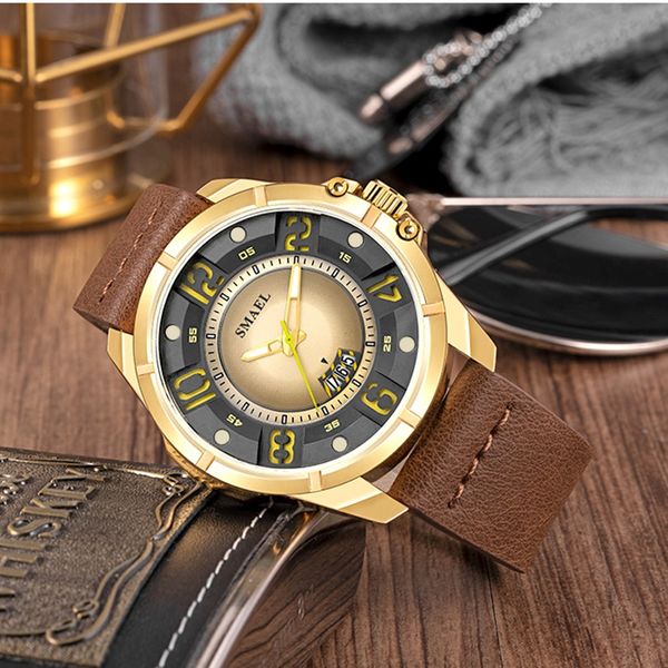 new watch men leather quartz mens watches fashion casual sport clock men wristwatches relogio masculino @50, Slivery;brown
new watch men leather quartz mens watches fashion casual sport clock men wristwatches relogio masculino @50, Slivery;brown