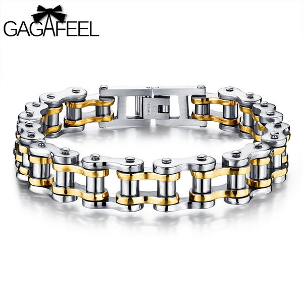 gagafeel men's bracelets & bangles man biker bicycle motorcycle chain fashion 4 color 316l stainless steel jewelry jm781j hot, Black
gagafeel men's bracelets & bangles man biker bicycle motorcycle chain fashion 4 color 316l stainless steel jewelry jm781j hot, Black