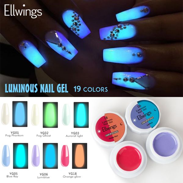 ellwings 19 colors glow in dark gel nail polish semi permanent fluorescent long-lasting soak off uv led base coat nails art, Red;pink
ellwings 19 colors glow in dark gel nail polish semi permanent fluorescent long-lasting soak off uv led base coat nails art, Red;pink