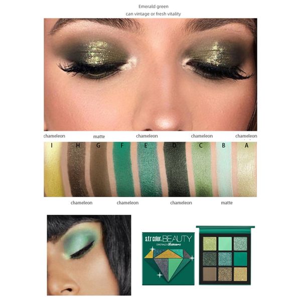 9 colors eyeshadow palette long-lasting waterproof sweatprrof shinny eye shadow cosmetic makeup tools
9 colors eyeshadow palette long-lasting waterproof sweatprrof shinny eye shadow cosmetic makeup tools