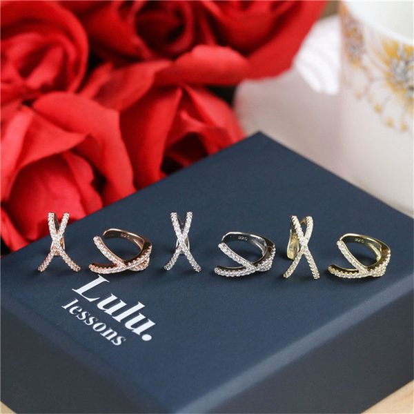 fashion cross no pierced small earring women ear cuff jewelry girl clip earcuff micro pave cz earrings boucle d'oreille femme, Silver
fashion cross no pierced small earring women ear cuff jewelry girl clip earcuff micro pave cz earrings boucle d'oreille femme, Silver