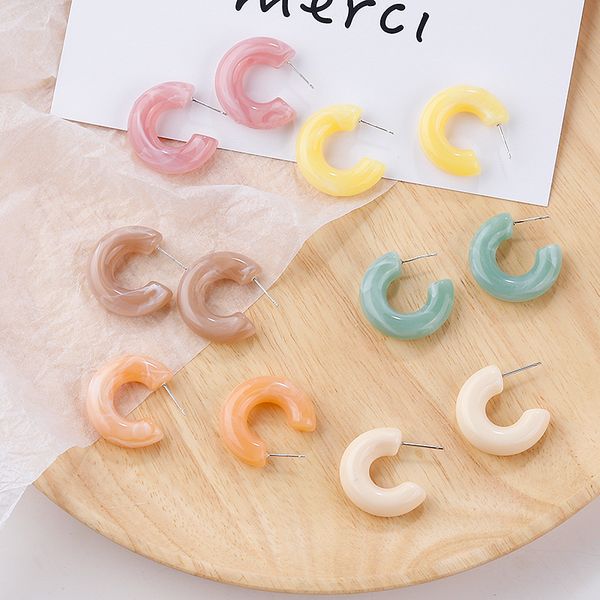 amorcome colorful acrylic resin c shape earrings candy color acetate small cute semi-circle hoop earrings statement jewelry 2019, Golden;silver
amorcome colorful acrylic resin c shape earrings candy color acetate small cute semi-circle hoop earrings statement jewelry 2019, Golden;silver