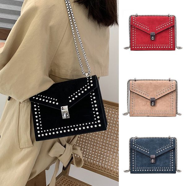 women outdoor rivets hasp solid color messenger bag scrub leather mini bag anti theft single strap back bolsa feminina #jx
women outdoor rivets hasp solid color messenger bag scrub leather mini bag anti theft single strap back bolsa feminina #jx