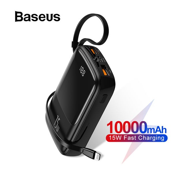 baseus mini 10000mah power bank with cable external mobile battery portable power bank for iphone 11 samsung s9 with led display
baseus mini 10000mah power bank with cable external mobile battery portable power bank for iphone 11 samsung s9 with led display