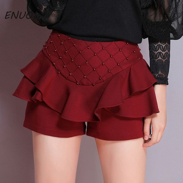 2019 autumn winter short bottom elegant mini skinny shorts lace up women shorts ruffles elastic high waist, White;black
2019 autumn winter short bottom elegant mini skinny shorts lace up women shorts ruffles elastic high waist, White;black