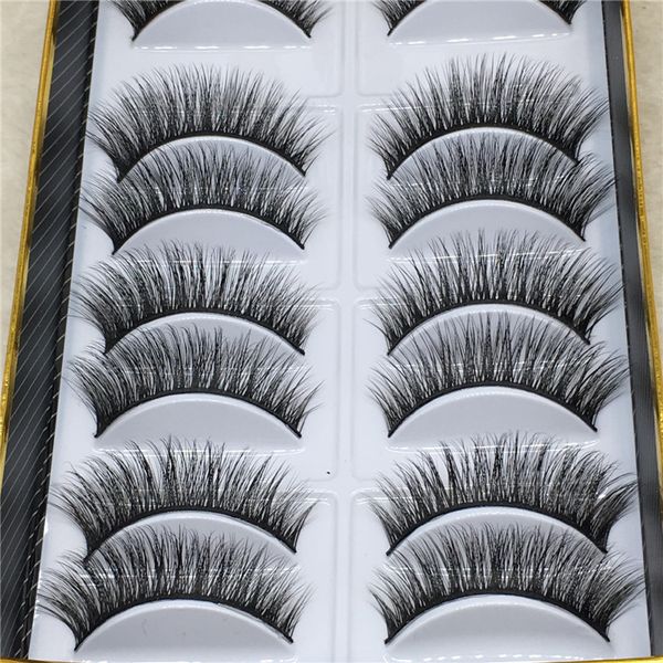 new 10 pairs 3d mink hair false eyelashes multilayer thick long fluffy wispy eye lashes makeup handmade eyelash extension tools
new 10 pairs 3d mink hair false eyelashes multilayer thick long fluffy wispy eye lashes makeup handmade eyelash extension tools