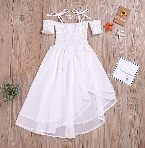 1-6y girls dress children solid ruffled off shoulder dresses summer kids irregular tulle girls princess dress sundress #lr3, Red;yellow
1-6y girls dress children solid ruffled off shoulder dresses summer kids irregular tulle girls princess dress sundress #lr3, Red;yellow