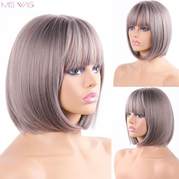 miss wig short ombre brown blonde wigs with bangs cosplay synthetic for black women afro straight natural party false hair wigs
miss wig short ombre brown blonde wigs with bangs cosplay synthetic for black women afro straight natural party false hair wigs