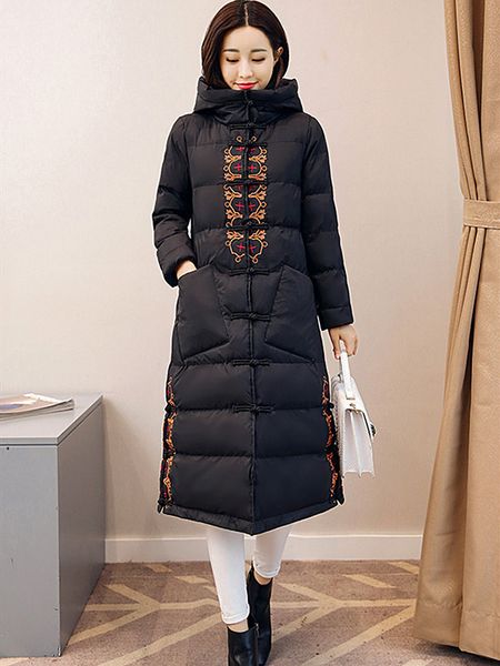 down cotton coat female long section 2018 winter new national wind loose hooded women cotton jacket long sleeve women's clothing, Tan;black
down cotton coat female long section 2018 winter new national wind loose hooded women cotton jacket long sleeve women's clothing, Tan;black