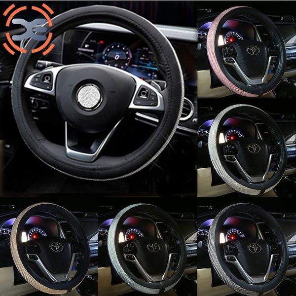 диаметр 38см крышки рулевого колеса 7 цветов rhinestone рулевая крышка всесезонные колеса для женщин non-slip
диаметр 38см крышки рулевого колеса 7 цветов rhinestone рулевая крышка всесезонные колеса для женщин non-slip