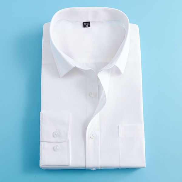 2020 new fashion cotton long sleeve shirt solid slim fit male social casual business white solid dress shirt brand 5xl, White;black
2020 new fashion cotton long sleeve shirt solid slim fit male social casual business white solid dress shirt brand 5xl, White;black