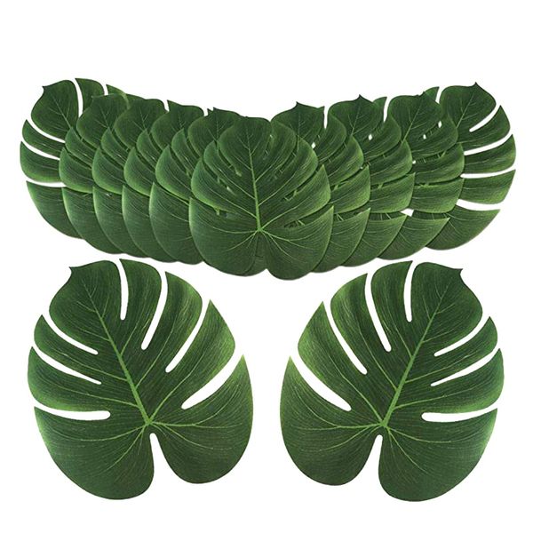48 pcs artificial tropical palm leaves 13.8inch, hawaiian luau party jungle beach theme table decoration accessories
48 pcs artificial tropical palm leaves 13.8inch, hawaiian luau party jungle beach theme table decoration accessories