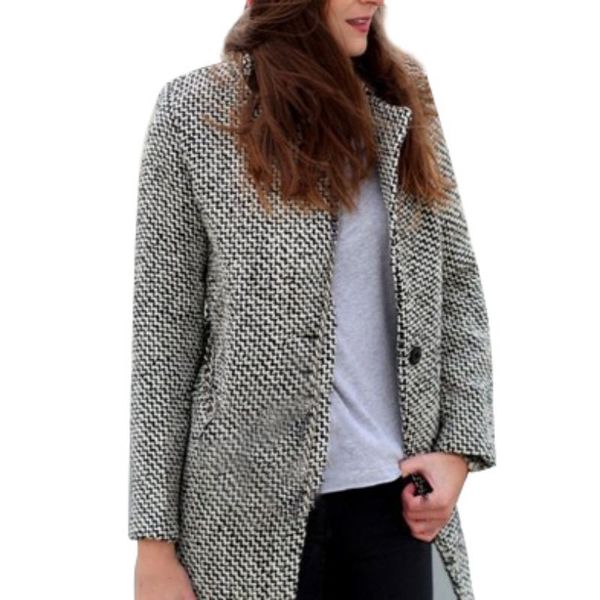dropshipping women winter thicken suit collar woolen jacket lady single button plaid slim mid-long coat jackets, Tan;black
dropshipping women winter thicken suit collar woolen jacket lady single button plaid slim mid-long coat jackets, Tan;black