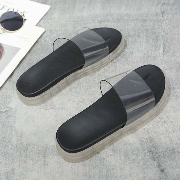 summer jelly shoes woman comfort casual designer slides flat platform shoes transparent slippers women fashion beach flip flops, Black
summer jelly shoes woman comfort casual designer slides flat platform shoes transparent slippers women fashion beach flip flops, Black