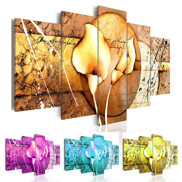 fashion wall art canvas painting 5 pieces calla flower orchid flower modern home decoration,choose color and size
fashion wall art canvas painting 5 pieces calla flower orchid flower modern home decoration,choose color and size