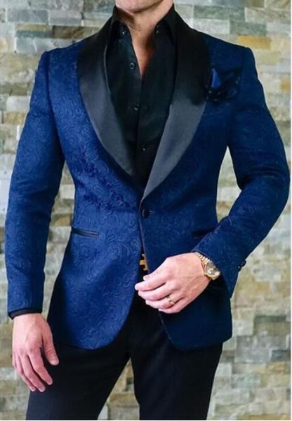 2020 popular blue paisley groom tuxedos wedding men suits tuxedos men party groomsmen suits(jacket+pants, White;black
2020 popular blue paisley groom tuxedos wedding men suits tuxedos men party groomsmen suits(jacket+pants, White;black