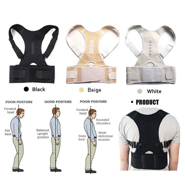 s-xxl male female adjustable magnetic posture corrector corset back brace back belt lumbar support straight corrector de espalda
s-xxl male female adjustable magnetic posture corrector corset back brace back belt lumbar support straight corrector de espalda