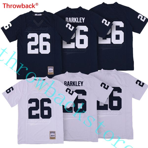 26 Saquon Barkley Jersey No Name Navy Blue White College Football Jerseys Stitched S-XXXL Mixed Order
26 Saquon Barkley Jersey No Name Navy Blue White College Football Jerseys Stitched S-XXXL Mixed Order