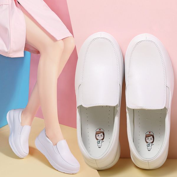 women casual shoes muffin bottom slip-on walking lazy foot cover size 35-41