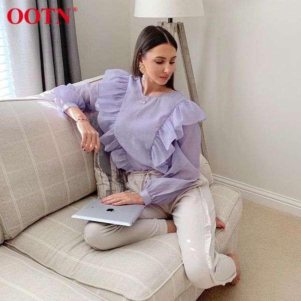 ootn фиолетовый повседневная блузка рубашка женщины весна лето с длинным рукавом рябить топ элегантный 2020 мода o ncek дамы рубашка блузки, White
ootn фиолетовый повседневная блузка рубашка женщины весна лето с длинным рукавом рябить топ элегантный 2020 мода o ncek дамы рубашка блузки, White
