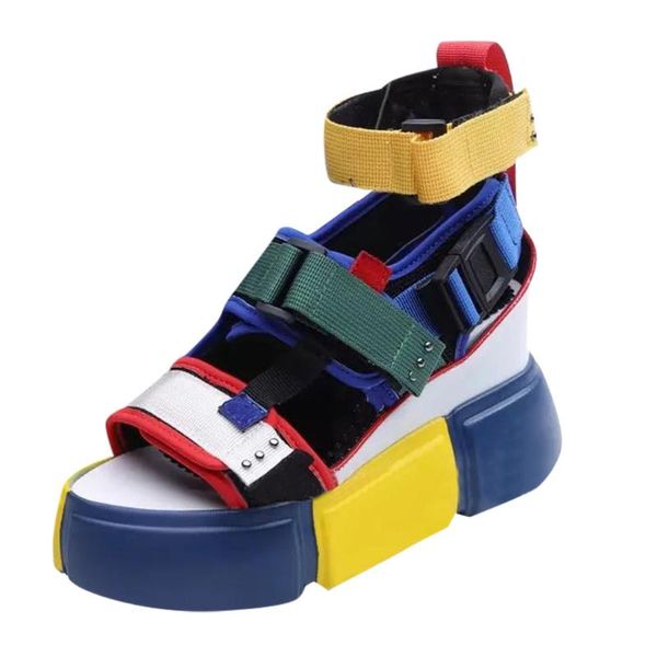38# women vintage sandals plus size 35-43 shoes womens open toe platform casual shoes wedge heel colorblock ankel strap sandals, Black
38# women vintage sandals plus size 35-43 shoes womens open toe platform casual shoes wedge heel colorblock ankel strap sandals, Black