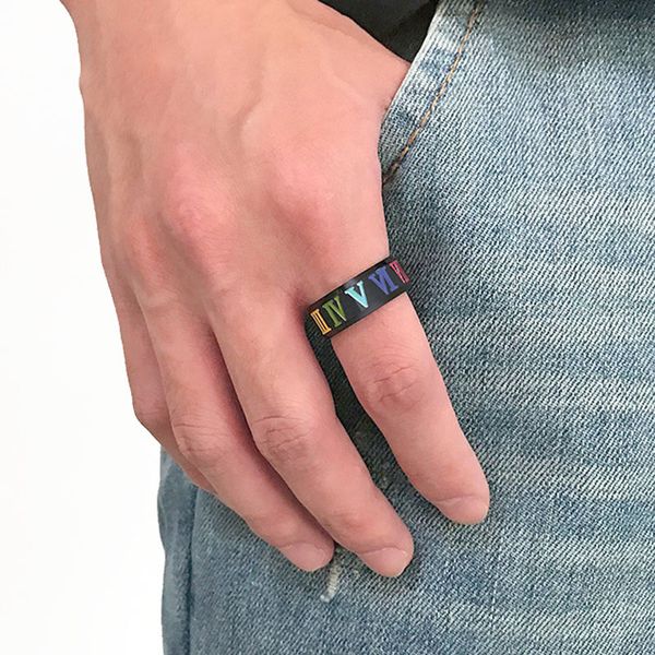black titanium стальное кольцо для мужчин женщин lgbt радуги красочных свадебных колец кольца ювелирных изделий, Slivery;golden
black titanium стальное кольцо для мужчин женщин lgbt радуги красочных свадебных колец кольца ювелирных изделий, Slivery;golden