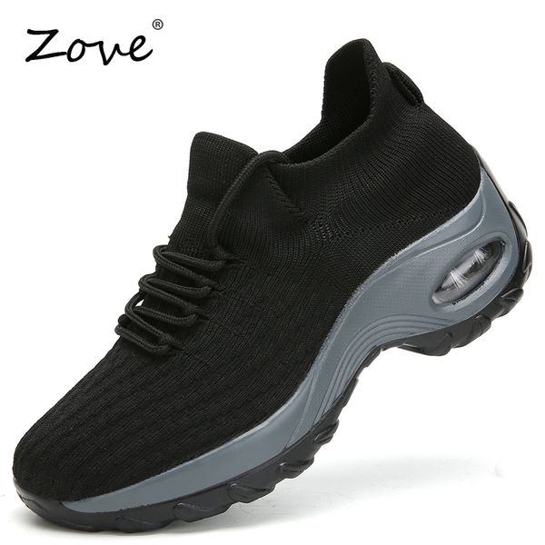 zove women flats shoes 2019 autumn woman flat mesh shoes walking lace-up flats casual ladies creepers comfortable footwear, Black
zove women flats shoes 2019 autumn woman flat mesh shoes walking lace-up flats casual ladies creepers comfortable footwear, Black