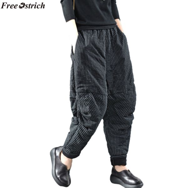 ostrich vintage women elastic waist loose long trousers leisure retro baggy pantalon cotton linen striped harem pants 2019, Black;white
ostrich vintage women elastic waist loose long trousers leisure retro baggy pantalon cotton linen striped harem pants 2019, Black;white