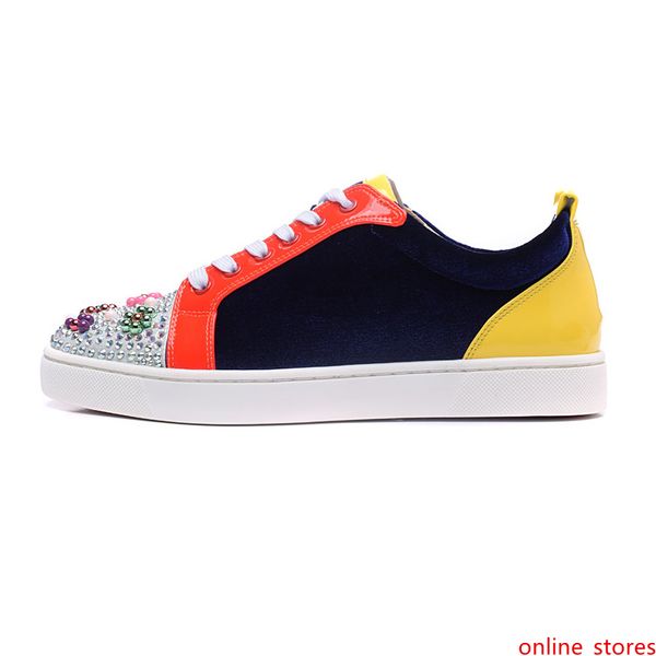 high-end custom designer shoes rivets casual shoes trend front design red bottom men and women sneakers flat spiked shoes
high-end custom designer shoes rivets casual shoes trend front design red bottom men and women sneakers flat spiked shoes