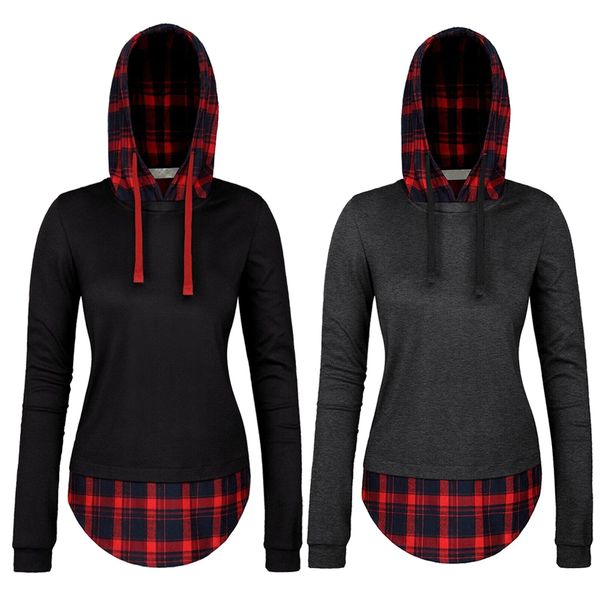 2016 fashion women winter spring women hoodies sweatshirts outwear coat sportswear plaid hoodies women, Black
2016 fashion women winter spring women hoodies sweatshirts outwear coat sportswear plaid hoodies women, Black