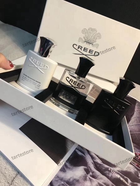 

new men perfume 3pcs set deodorant incense scent fragrant silver mountain water/creed aventus/green irish tweed 30ml ing