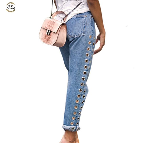 2093 new high waist eyelets jeans boyfriend denim jeans women pants female jeans for woman drop shipping, Blue
2093 new high waist eyelets jeans boyfriend denim jeans women pants female jeans for woman drop shipping, Blue