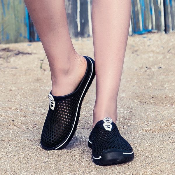 men shoes summer hollow slippers fashion outdoor breathable casual couple beach sandal flip flops shoes beach slippers, Black
men shoes summer hollow slippers fashion outdoor breathable casual couple beach sandal flip flops shoes beach slippers, Black