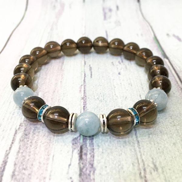 mg0612 new design a grade smoley quartz energy bracelet natural aquamarine bracelet emotion elimination bracelet, Black
mg0612 new design a grade smoley quartz energy bracelet natural aquamarine bracelet emotion elimination bracelet, Black