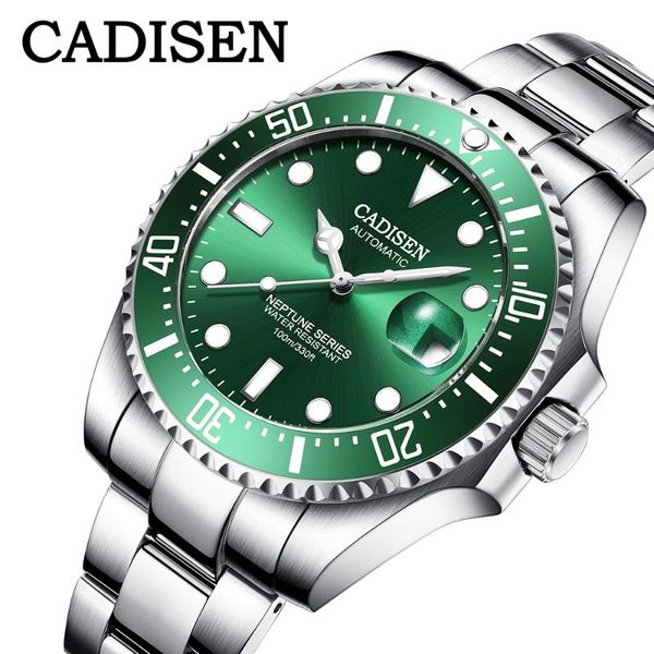 cadisen design men watch mechanical swim wristwatch stainless steel automatic watch japan nh35a reloj hombres, Slivery;brown
cadisen design men watch mechanical swim wristwatch stainless steel automatic watch japan nh35a reloj hombres, Slivery;brown