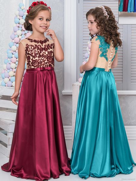 new girls pageant dresses princess satin floor length lace appliques sashes bow kids flower girls dress ball gown birthday gowns, White;blue
new girls pageant dresses princess satin floor length lace appliques sashes bow kids flower girls dress ball gown birthday gowns, White;blue